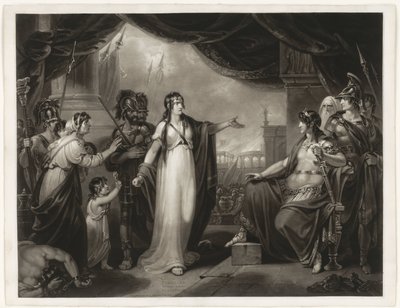 Timoclea voor Alexander Timoclea sprowadzony przed Aleksandra (tytuł na przedmiocie) autorstwa H. Gillbank