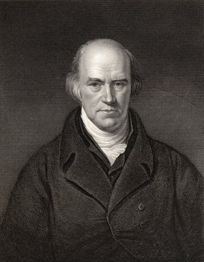 Davies Gilbert, prezes Royal Society, rycina J. Thompsona, z „Narodowej Galerii Portretów, tom II”, wydanej ok. 1835 r. autorstwa H. Howard