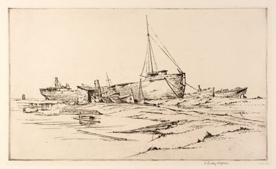 Cmentarz morski, Port Arthur autorstwa H. Lindley Hosford
