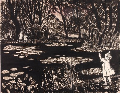 Bez tytułu (Lily Pond) autorstwa H. Lyman Sayen