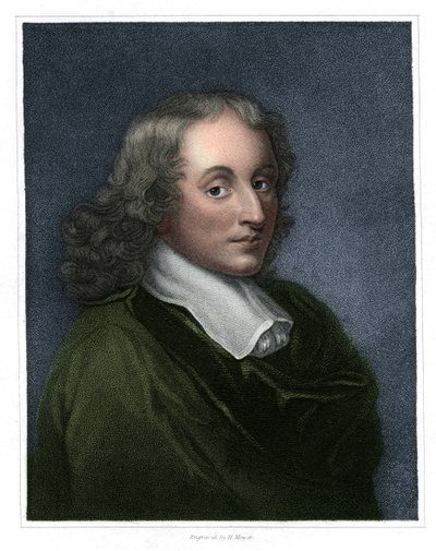 Blaise Pascal, francuski filozof, matematyk, fizyk i teolog, 1833. autorstwa H Meyer