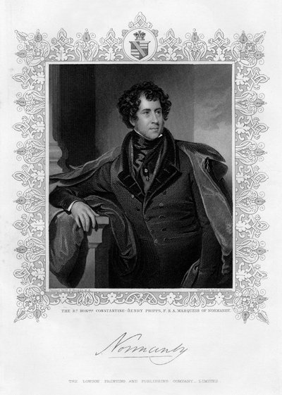 Constantine Henry Phipps, markiz Normandii, XIX wiek autorstwa H. Robinson