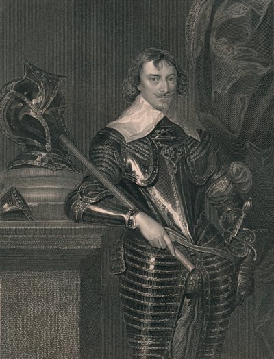 Robert Rich, hrabia Warwick, ok. 1630, początek XIX wieku. autorstwa H. Robinson