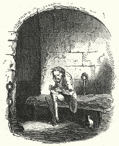 Opowieść o dwóch miastach (rycina) autorstwa Hablot Knight (1815-92) (after) Browne