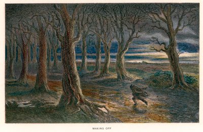 Ilustracja do książki "Mała Dorrit" (kolorowa litografia) autorstwa Hablot Knight (1815-92) (after) Browne