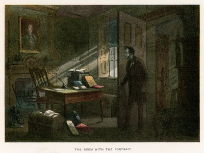 Ilustracja do książki "Mała Dorrit" (kolorowa litografia) autorstwa Hablot Knight (1815-92) (after) Browne