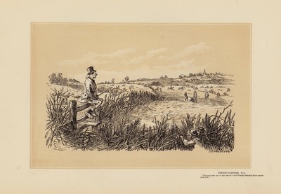 Szkice myśliwskie, nr 7, Tommy Dumpty (rycina) autorstwa Hablot Knight (1815 92) Browne