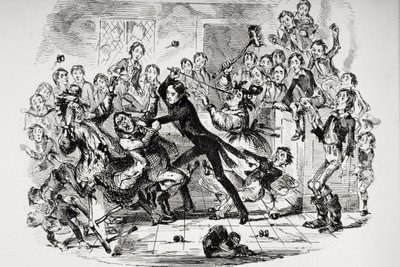 Ilustracja do Nicholasa Nickleby