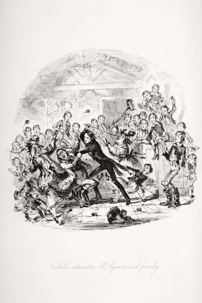 Ilustracja do Nicholasa Nickleby