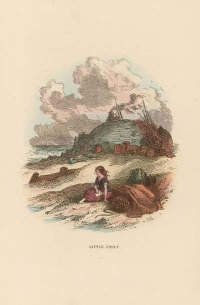 Ilustracja do Davida Copperfielda autorstwa Hablot Knight Browne