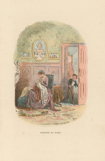 Ilustracja do Davida Copperfielda autorstwa Hablot Knight Browne