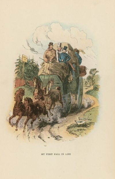 Ilustracja do Davida Copperfielda autorstwa Hablot Knight Browne