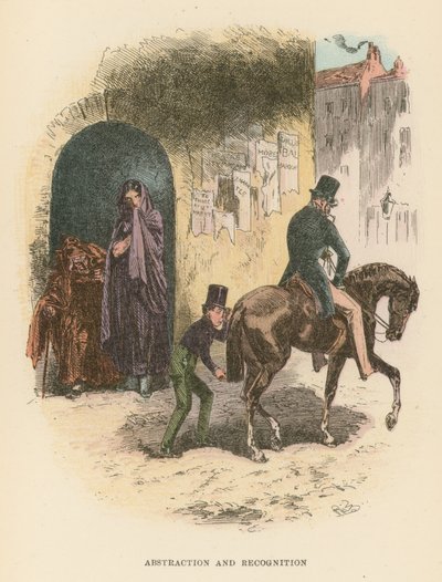 Ilustracja do Dombey i Son autorstwa Hablot Knight Browne