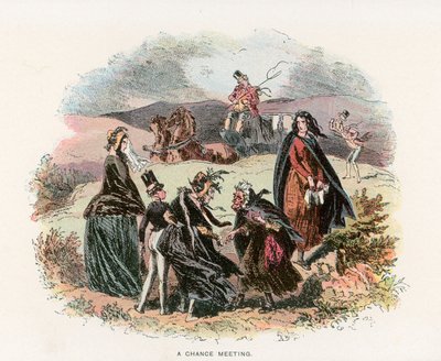 Ilustracja do filmu Dombey i syn autorstwa Hablot Knight Browne