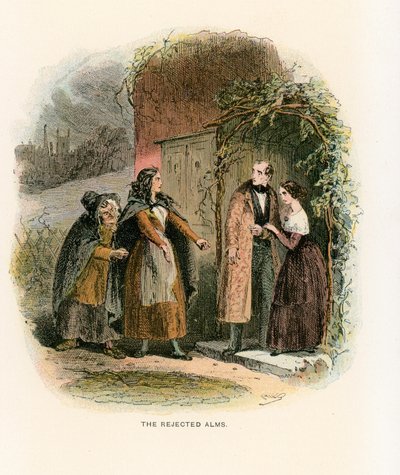 Ilustracja do Dombey i Son autorstwa Hablot Knight Browne