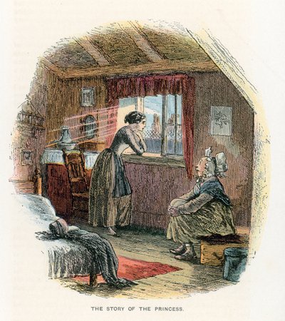 Ilustracja do Małej Dorrit autorstwa Hablot Knight Browne