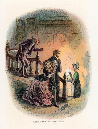 Ilustracja do Małej Dorrit autorstwa Hablot Knight Browne