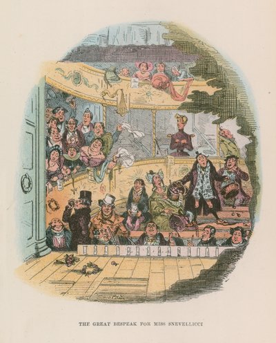 Ilustracja do Mikołaja Nickleby autorstwa Hablot Knight Browne