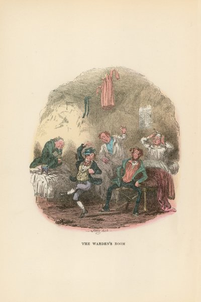 Ilustracja do dokumentów Pickwicka autorstwa Hablot Knight Browne