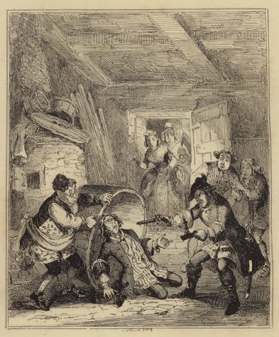 Nieznany kamerdyner Jonathana Wilda autorstwa Hablot Knight Browne