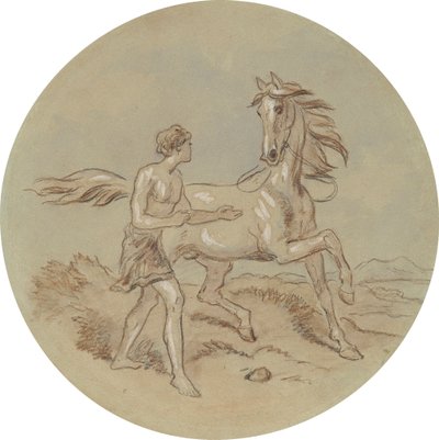 Jeden z osiemnastu projektów serii talerzy przedstawiających Wenus i Adonisa autorstwa Hablot Knight Browne