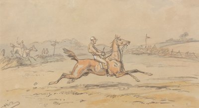 Wyścigi point-to-point autorstwa Hablot Knight Browne