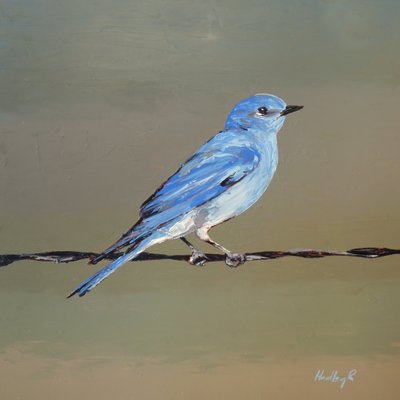 Rębak, ok. 2025 (olej na masonicie) autorstwa Hadley Rampton