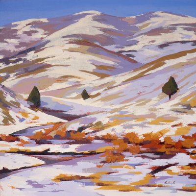 Marcowa melodia, ok. 2025 (olej na płótnie) autorstwa Hadley Rampton