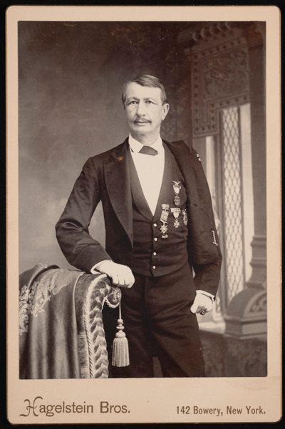 Portret J. Wattsa Johna Wattsa De Peystera 1821-1907, przed 1896 r. autorstwa Hagelstein Bros