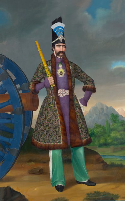 Naser ad-Din, szach Persji autorstwa Hakob Hovnatanyan
