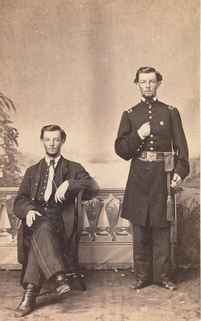 Alonzo H. Sterrett, późny adiutant czterdziestej piechoty amerykańskiej, 27 lipca 1865 r. autorstwa Hall and Company