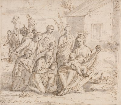 Adoracja autorstwa Hamlet Winstanley