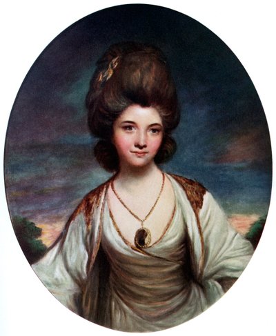 Lady Betty Compton, ok. 1780 r. autorstwa Hanfstaengel