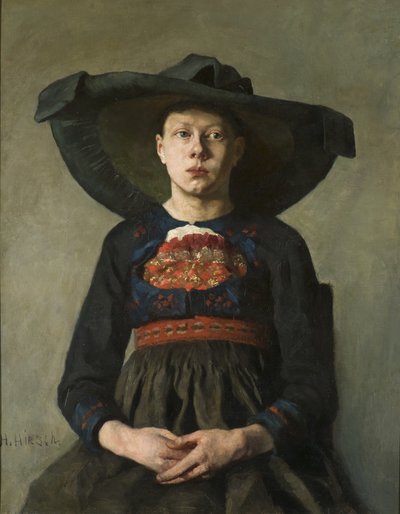 Bawarska wieśniaczka, 1885-87 autorstwa Hanna Pauli
