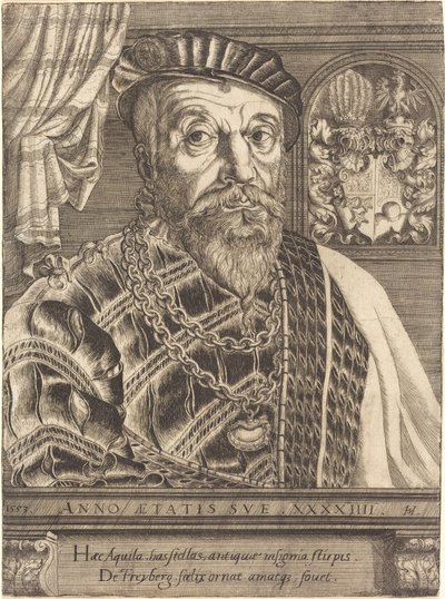 Pankraz von Freyberg Hohenaschau autorstwa Hanns Lautensack