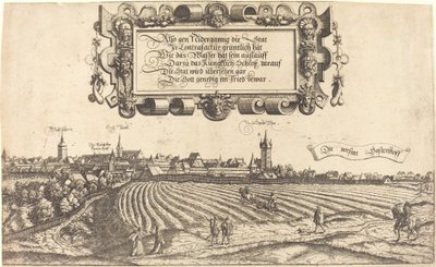 Widok Norymbergi od zachodu [prawa część] autorstwa Hanns Lautensack