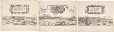 Panoramiczny widok Norymbergi, 1552. autorstwa Hanns Sebald Lautensack
