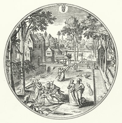 maj (grawerowanie) autorstwa Hans (after) Bol
