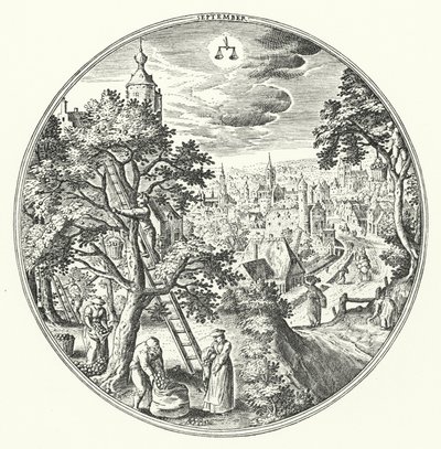 wrzesień (grawerowanie) autorstwa Hans (after) Bol