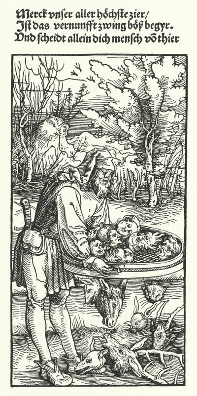 pragnienia (grawerowanie) autorstwa Hans (after) Burgkmair