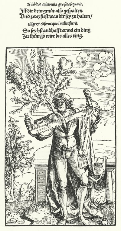 Oznaczenie (grawerowanie) autorstwa Hans (after) Burgkmair