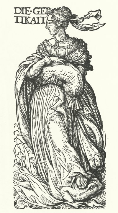 Chciwość: jeden z siedmiu grzechów głównych (rycina) autorstwa Hans (after) Burgkmair