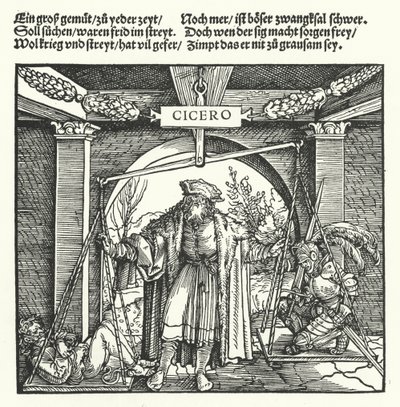 Sprawiedliwość (grawerowanie) autorstwa Hans (after) Burgkmair