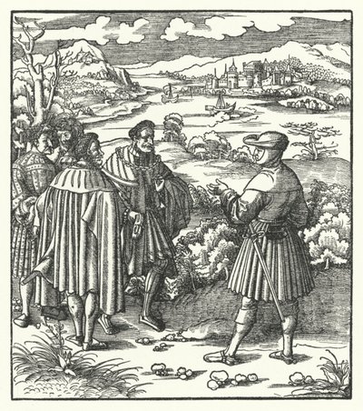 Cesarz Maksymilian I, c1496 (rycina) autorstwa Hans (after) Burgkmair