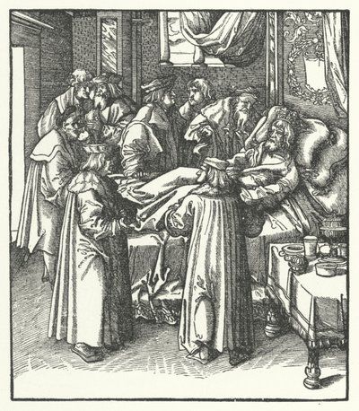 Śmierć cesarza Fryderyka III autorstwa Hans (after) Burgkmair