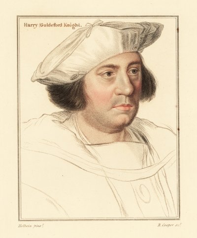 Sir Henry Guldeford, koniuszy., 1812 (rycina) autorstwa Hans (after) Holbein the Younger