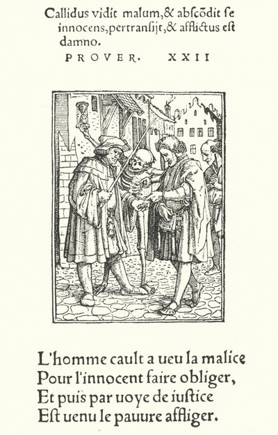 Adwokat (grafika) autorstwa Hans (after) Holbein the Younger