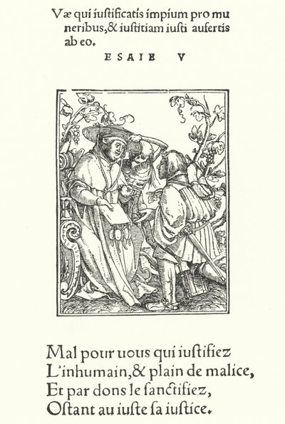 Kardynał (rycina) autorstwa Hans (after) Holbein the Younger