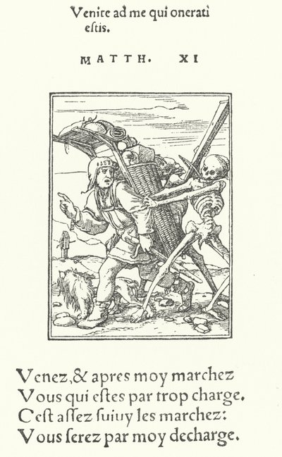 Pedlar (grawerowanie) autorstwa Hans (after) Holbein the Younger