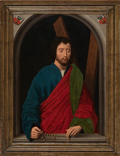 Św. Andrzej, ok. 1491-1519 (olej na desce) autorstwa Hans (after) Memling